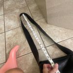 Saddle by Sabina Handbags Black Leather Cylinder Crossbody Bag Braided Flap Photo 10