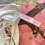 PINK - Victoria's Secret y2k victoria’s secret PINK white fishnet sports bra crop top  Photo 2