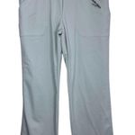 Marie Claire Sport Women's Flare Leg Pants blue casual stretch sz large Photo 0