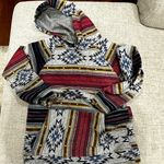 Brooklyn Cloth  Baja Aztec Pullover Hoodie Sweatshirt Skater/Surfer size S Photo 0
