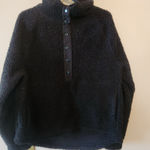 SO  fleece black heavy weight pullover size womens medium Photo 0