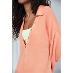 Free People  Picnic Sweater Romper in Grapefruit Seltzer Photo 2