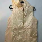 Marc New York  Satin Champagne Puffer Vest Size Small Hood NWT Anthony Ski Photo 0