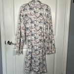 Catherine Malandrino  Sz L Spring Floral Print Robe Soft NWT Photo 7