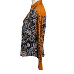 Free People We The Free Button Up Top Linen Western Blouse Womens Size XS Photo 2