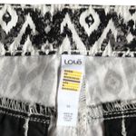 Lole Jolie Pants Noir Sizzle Ikat (Black/White) Size 10 New Photo 7