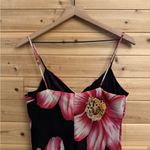 City Triangles Y2K Size Medium Asymmetrical Hem Large Floral Tank Slip Dress Photo 9