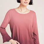 Anthropologie T.la Tessa Ombre Bell Sleeve Tee Top Size S Modal T Photo 0