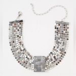 Free People NWT  Silver Choker Necklace Photo 1