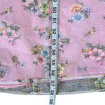 VINTAGE Pink Swiss Dots Floral Prairie Dress Size undefined Photo 12