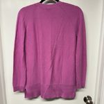 Talbots  Girlfriend Cardigan Button Up Dark Pink V Neck Sweater Size Small Photo 1
