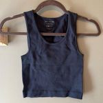 South Moon Under Blue Cropped Tank Photo 0