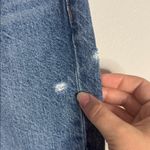 American Eagle Outfitters Tomgirl Light Blue Distressed Rigid Denim Jeans sz 10 Photo 8