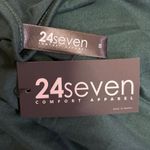 24seven Green Modest Long Sleeve Jersey Fit & Flare Midi Jersey Maxi Dress Sz S Photo 2