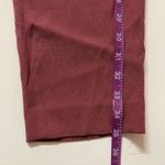 Babaton Aritzia Burgundy/Brick Red Tapered Leg Pants Size 4 EUC Photo 6