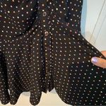 Free People  Pippa Short Sleeve Ruched Polkadots Dress Size XS Photo 14