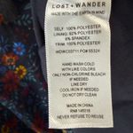 Lost + Wander Mini Dress Women M Navy Blue Floral Blouson Midnight Festival Boho Size M Photo 11