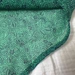 CAbi  5208 Bountiful Navy and Green Sheer Blouse Pullover shirt size XL Photo 7