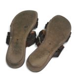 YUU Acelin Sandal Women's Brown Leather Slides 8M Size 8 Photo 3