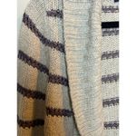 American Eagle  Outfitters Open Knit sweater Cardigan Purple Stripes Size XS Photo 1