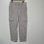 Aritzia Wilfred Free Sz 12 Modern Cargo Pant Slate High Rise Waist Twill Grunge Photo 1