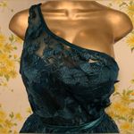 Maniju Floral Embroidered Evening Dress Formal Red Carpet Gala Ball Gown green size L Photo 1