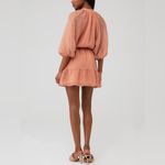 MINKPINK Terracotta Nerang Mini Dress Button Down Size L NWT! Photo 2