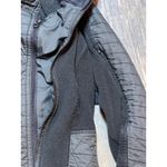 Lululemon Fleecy Keen Quilted Fleece Hooded Jacket Black Womens Size 4 FLAW** Photo 10