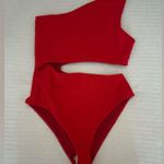 Beach Riot  Celine One Shoulder Cutout One Piece Swimsuit Photo 1