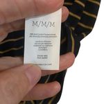 CAbi  4202 Drivers Seat Slinky Black Gold Stripe Turtleneck Top Size small Photo 4