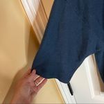 Pure Jill Viscose/Silk/Wool Top with Kangaroo Pouch. Medium Petite. Blue Size undefined Photo 5