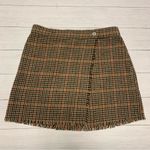 Urban Outfitters Houndstooth Fringe Wrap Skirt ASO Kirby Anders in Dynasty Photo 4