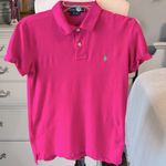 Ralph Lauren  Polo Cotton Fuchsia XS Womens Short Sleeve Photo 2