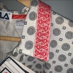 FILA NWT vintage  white embroidered sleeveless top Photo 6