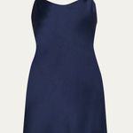 Alice + Olivia NEW WITH TAGS - Harmony Mini Slip Dress - Navy Photo 4