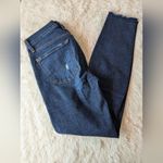 J Brand  Cropped Skinny Leg Jeans in Demented Trouble Destroyed Blue Indigo Sz 26 Photo 8