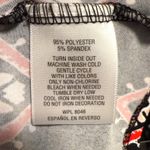 JM Collection Cold Shoulder Dress Black Red Blue Paisley Print Gold Studs XL Photo 6