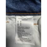 American Eagle Denim‎ Shorts High Waisted Distressed Cuffed Dark Wash Size 00 Blue Photo 2