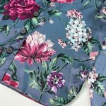 Victoria's Secret 2 piece Victoria’s Secret Floral Satin Open Side Slit Pant Pajama SET Size Small Photo 7