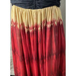 Anne Klein Women’s 10 Black Red Ombre Spaghetti Strap Zip Up Side Midi Dress Photo 5