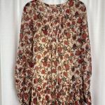 Free People Brown Floral See It Through Maxi Dress Sz.M NWT Photo 13