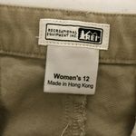 REI Womens Khaki Pants High Waist Straight Leg Cotton Beige Size 12 Tan Photo 3