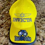 Invicta  Tour de Tonka Yellow Gray Canvas Adjustable Strapback Hat One Sz Photo 2