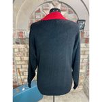 sweater oversized 1980s bleck red geometric high neck Black Size L Photo 5