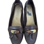 Anne Klein Flex Brown Leather Tassel Loafers - Size 8M Photo 2