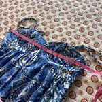 Farm Rio EUC Blue Tile Dream Sleeveless Maxi Dress size medium Retails $245 Photo 9