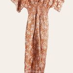 Cleobella Printed Jess Wide Leg V-Neck Short Sleeve Jumpsuit Size XS Photo 3