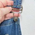 Liz Claiborne Vintage Crazy Horse Denim Overall Maxi Dress Skirt Western Boho Size Medium Photo 6