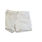 Gap  White Denim 5" Midrise Shorts Size 28 / US 6 Photo 7