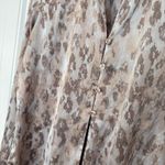 Nicole Miller Animal Print Blouse Size Medium Photo 2